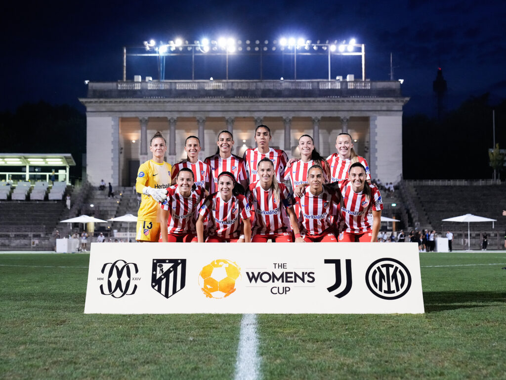 Atletico Madrid Femenino initial line up in The Women's Cup, Milan 2025