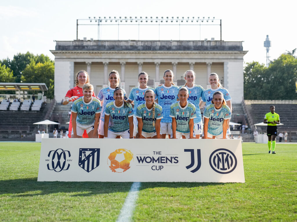 Juventus Women initial line up in The Women's Cup, Milan 2025