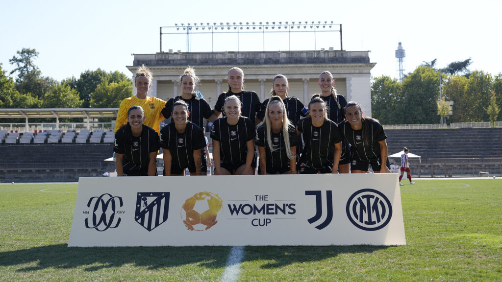 FC Como Women initial line up in The Women's Cup, Milan 2025