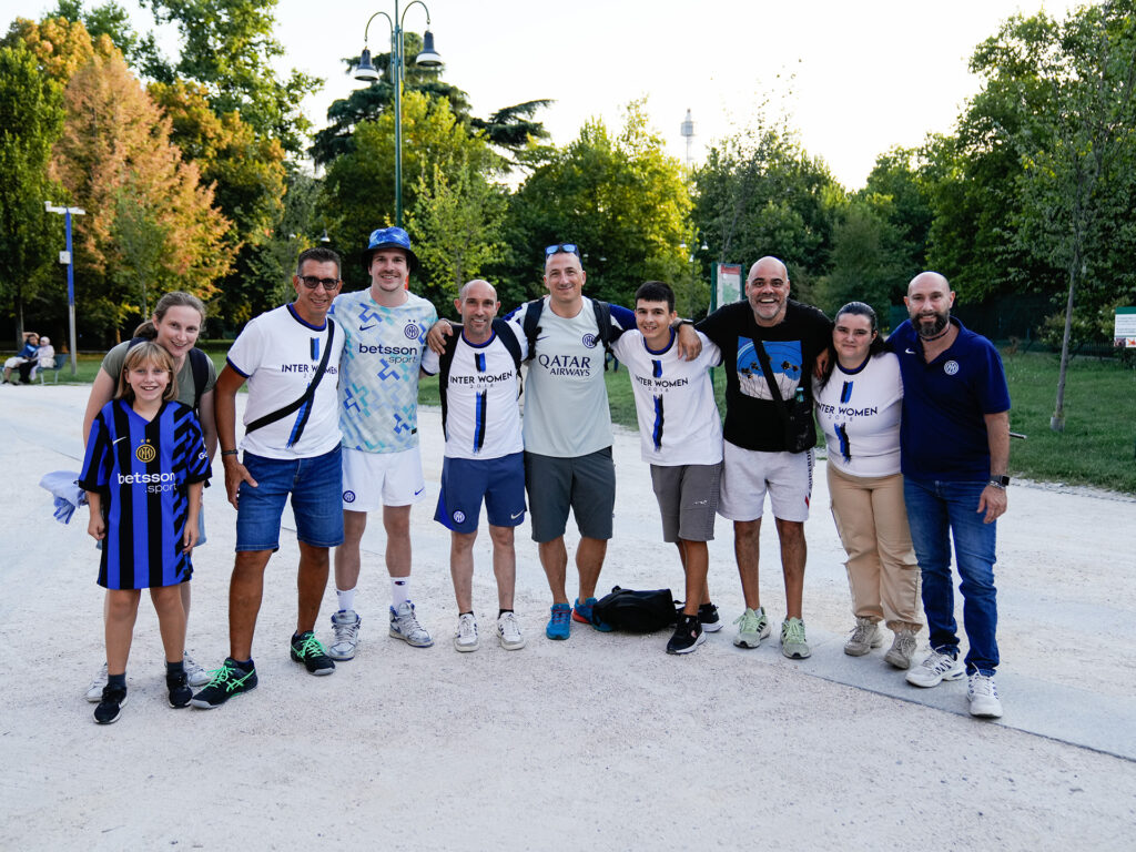 Inter Women fans in The Women's Cup, Arena Civica, Milan 2025